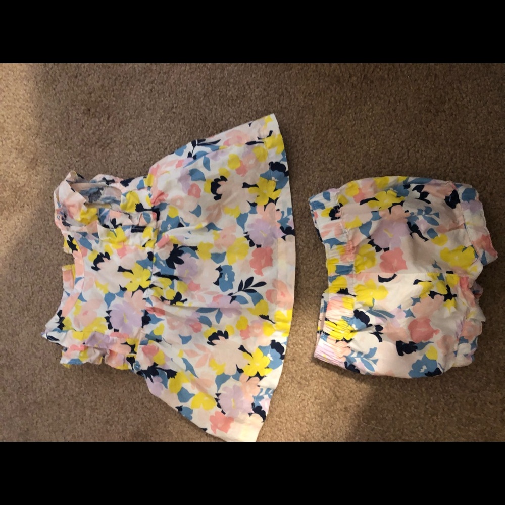 Carters top and shorts